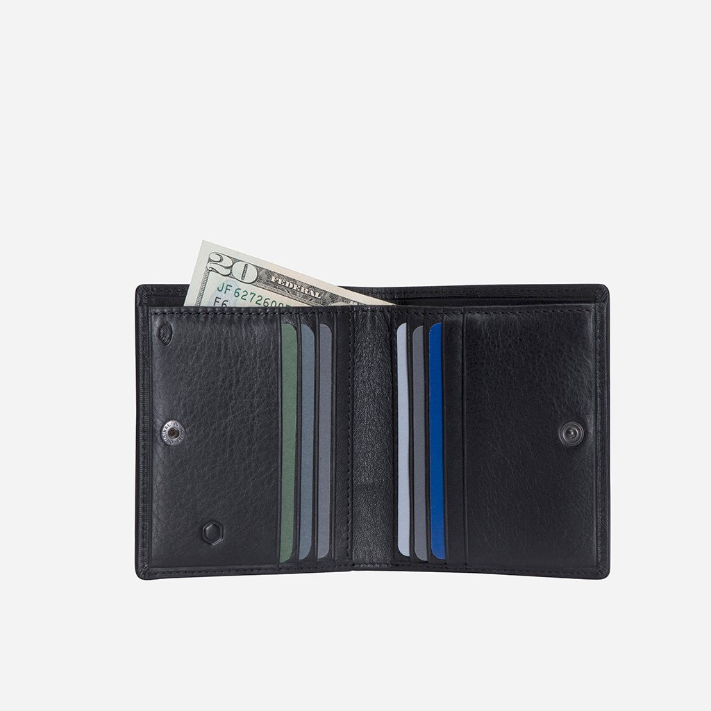 Slim Bifold Wallet with Coin, Camo Wallet HAVANA    - Jekyll and Hide Australia