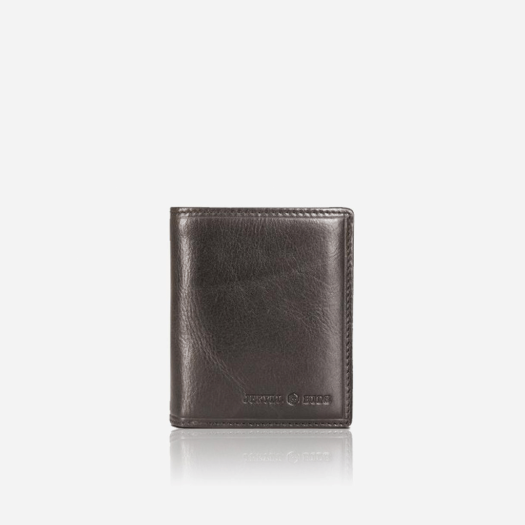 Large Bifold Wallet With ID Window Bi Fold Wallet Oxford 6742 Black  - Jekyll and Hide Australia