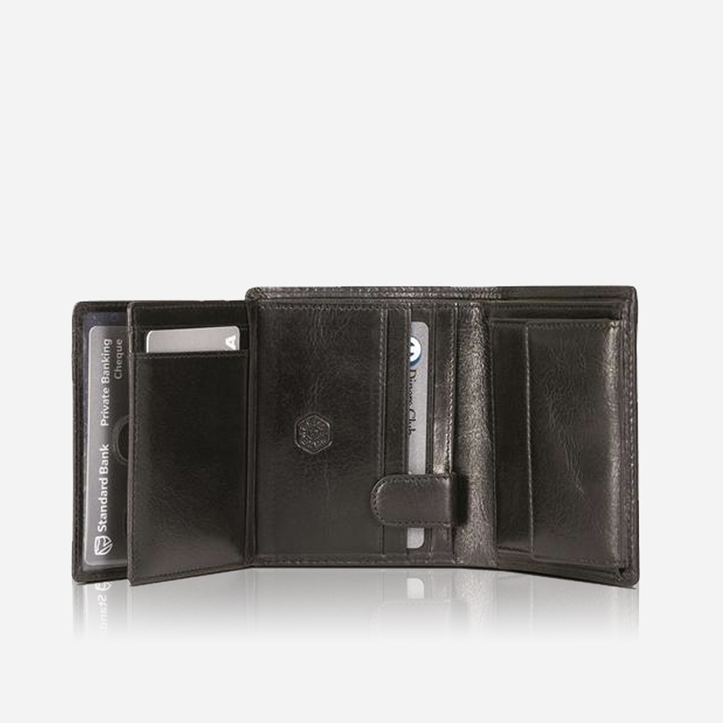 Large Bifold Wallet With ID Window Bi Fold Wallet Oxford    - Jekyll and Hide Australia