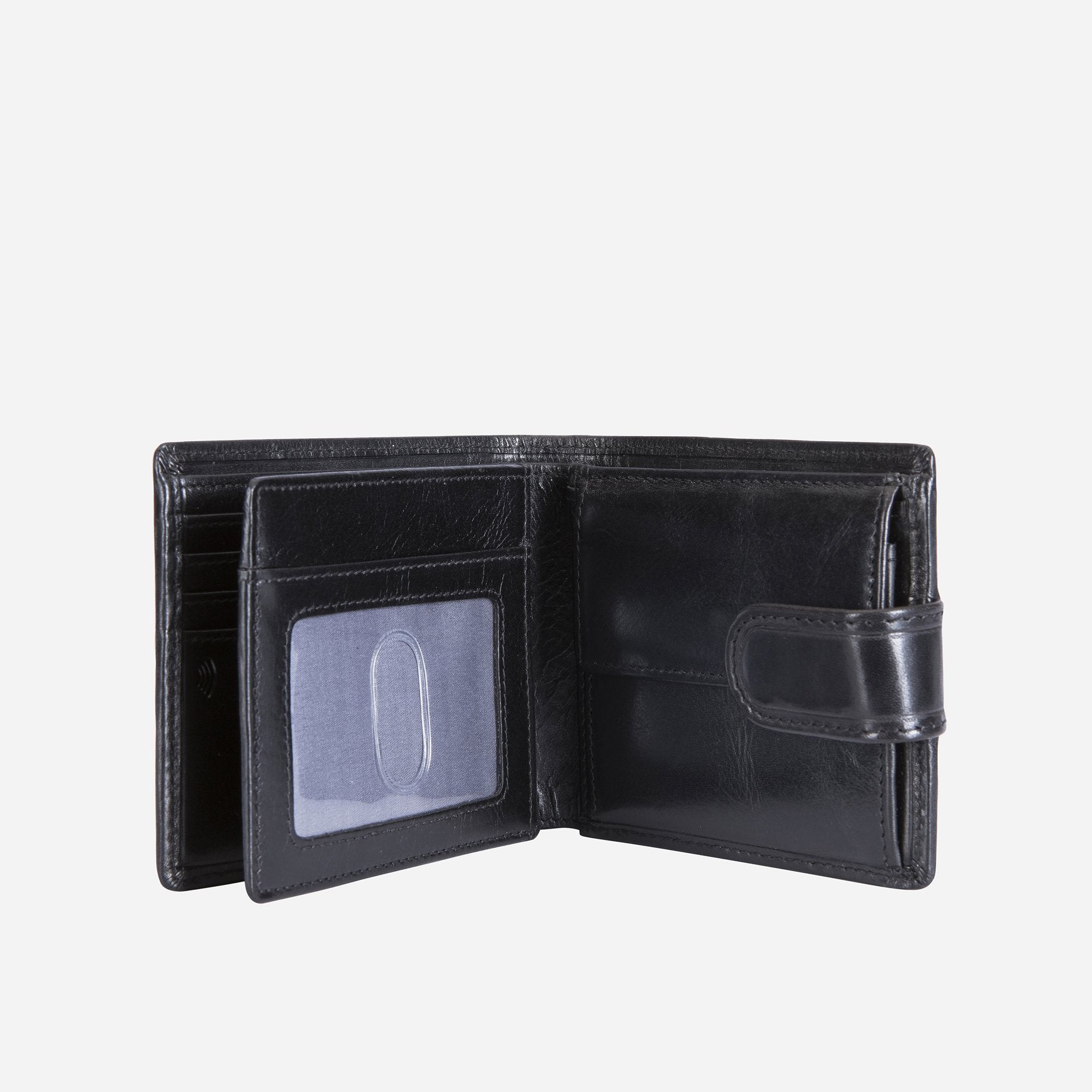 Bifold Wallet With Coin And ID Window Bi Fold Wallet Oxford    - Jekyll and Hide Australia