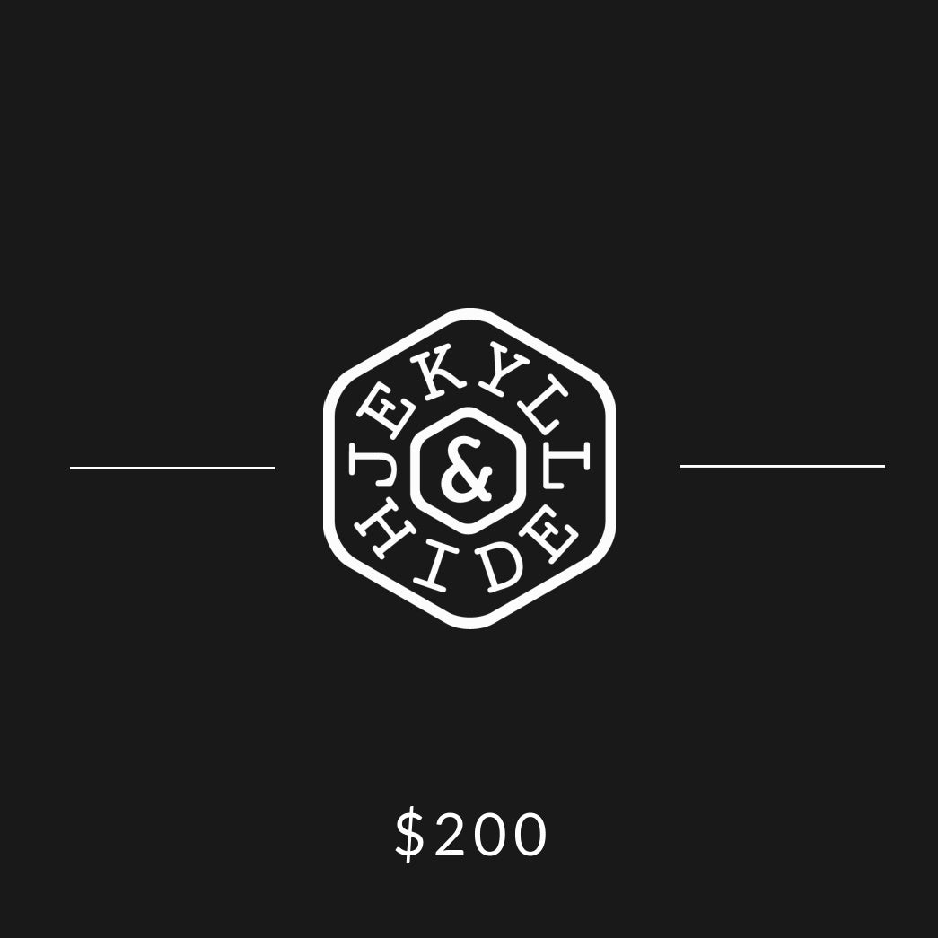 Gift Vouchers Gift Cards Jekyll and Hide $200.00   - Jekyll and Hide Australia